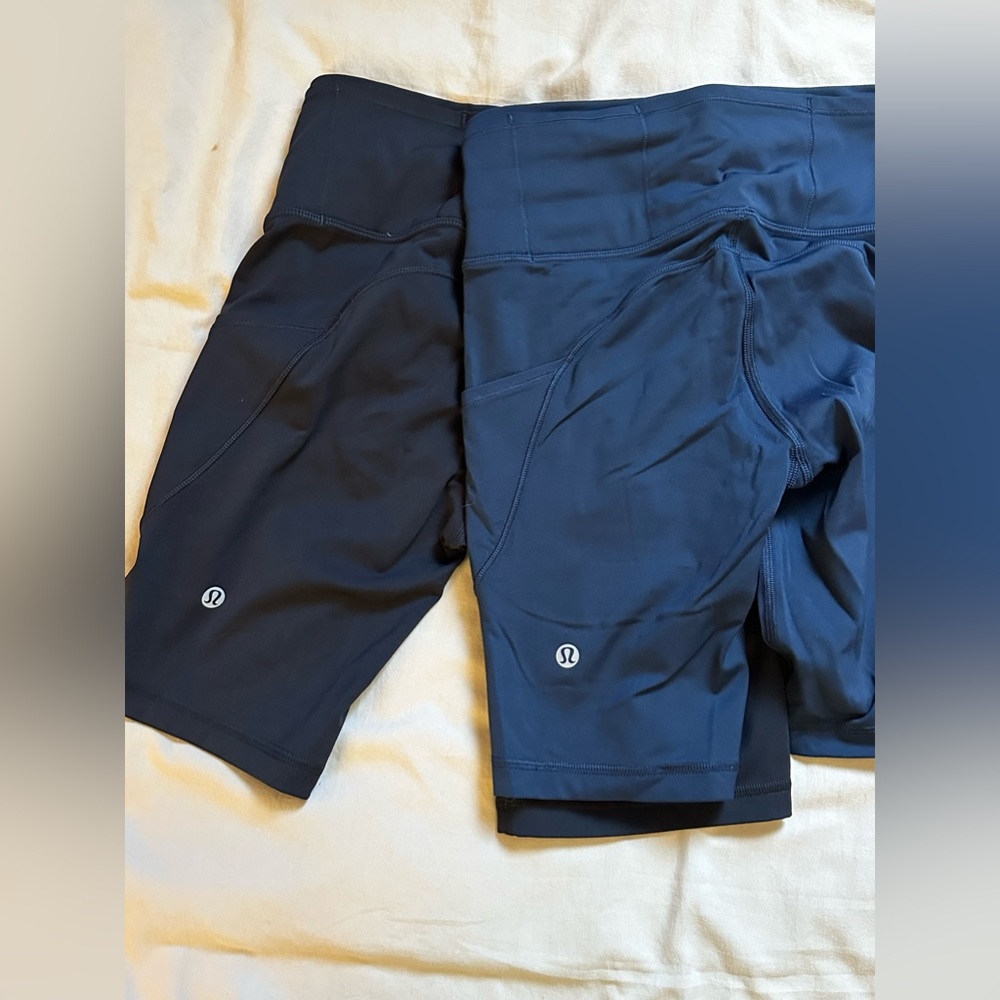 Lululemon fast and free biker shorts